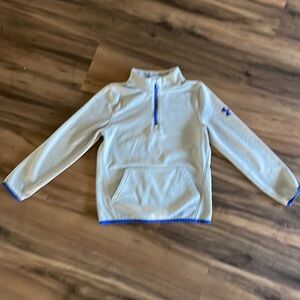 Underarmour Youth XXS Gray Blue 1/4 zip fleece